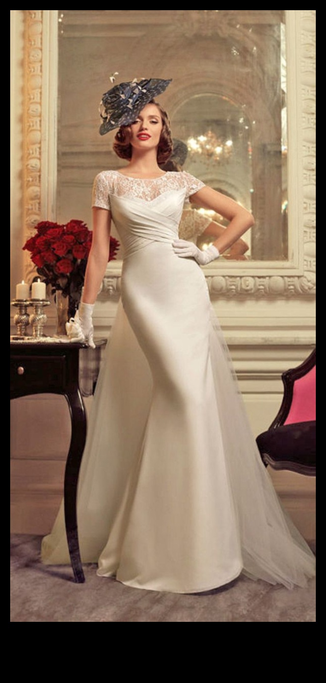 Elegance Rewound: Gazette שמלת כלה וינטג'